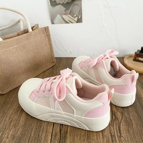 Chunky Sneakers for Women & Girls - Cute Y2K Platform 3.5cm Walking Shoes for Travel & Gifts3