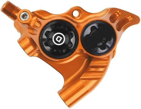 Hope RX4+ Caliper Complete FM +20 DOT Road Gravel Brake Calipers Orange
