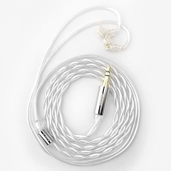 FAAEAL Earphone Cable Litz 5N-OCC Headphone Upgrade Wire QDC/C/S Pin Earbuds Replacement Line 3.5mm Headset Cable For KZ ZS10 ZSN PRO D-Fi EDA DQS PR2 TRN MT1 PRO TANGZU WANER SG Earphones QDC 3.5mm