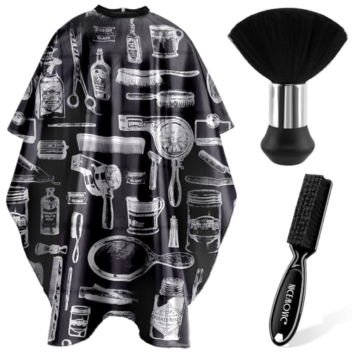 NICEMOVIC Hair Cutting Barber Cape for Men Women Kids with