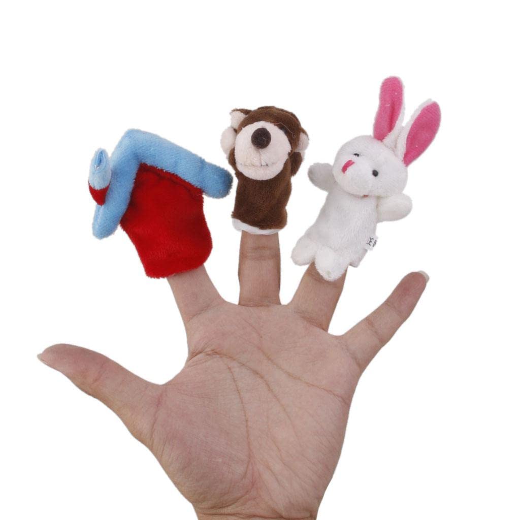 MYADDICTION Set of 3pcs Finger Puppets - Wolf and Rabbit-image-9