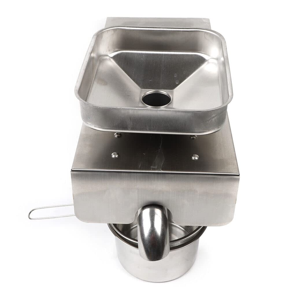 Automatyczna wyciskarka do oleju, 1500 W, ze stali nierdzewnej, do orzechów ziemnych, sezamowych, oliwek, nasion orzecha włoskiego