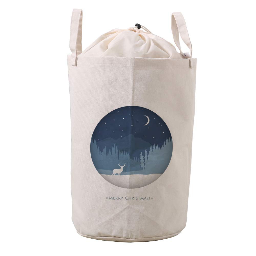 Sac à linge lin salle de bain grand panier rangement vêtements chat mignon