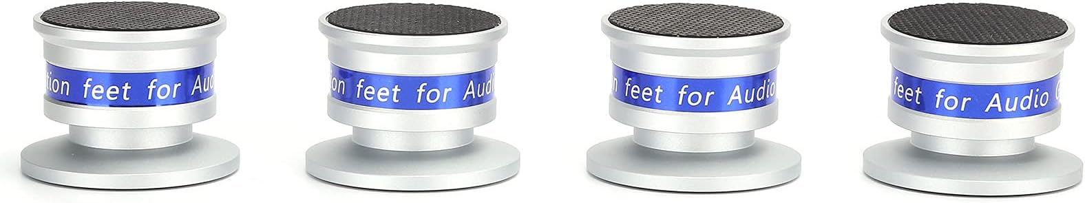 Preffair Isolation Feet Turntable Audio Isolation Pad Spikes for CD/DVD Amplifier (Silver)