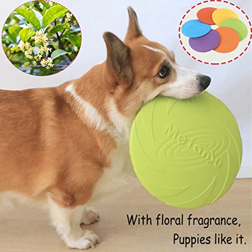 Coldchill 8.75” Competition Dog Flying Disc Puppy Flyer Toy React Faster Training Interactive Toys For Medium Large Breeds, Lightweight Durable And Water Resistant Floating Saucer (Green) #TOP3