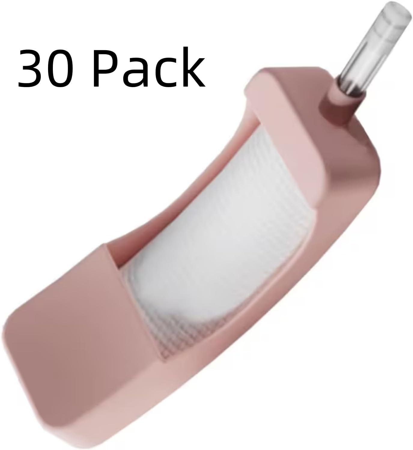 Disposable Female External Catheter, 30 Pack Non-Invasive Vacuum Suction Urinary Incontinence Device, Comfort Bladder Leakage Care Replacement Catheter for Women