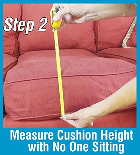 SagsAway Sagging Cushion Support Insert | Sofa Couch or Chair | Extend Furniture Life (Severe Large (1”)x20”x27”)