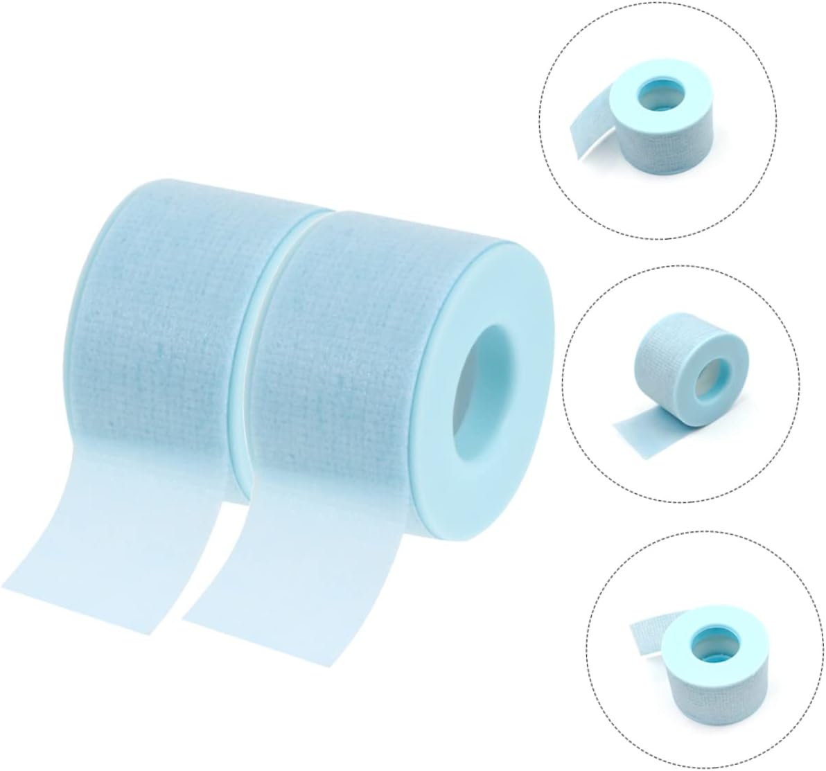 FOMIYES 8rolls Eyelash Grafting Tape of Breathable Isolation Tape for Eyelash Extensions Gel for and