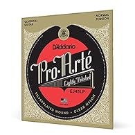 REDUCED FINGER NOISE, SOPHISTICATED TONE - Pro-Arte’ Lightly Polished Composite strings reduce finger noise, while still providing a sophisticated classical tone EFFORTLESS SLIDE, QUIET PERFORMANCE - Utilizing composite core basses, wound with silver...