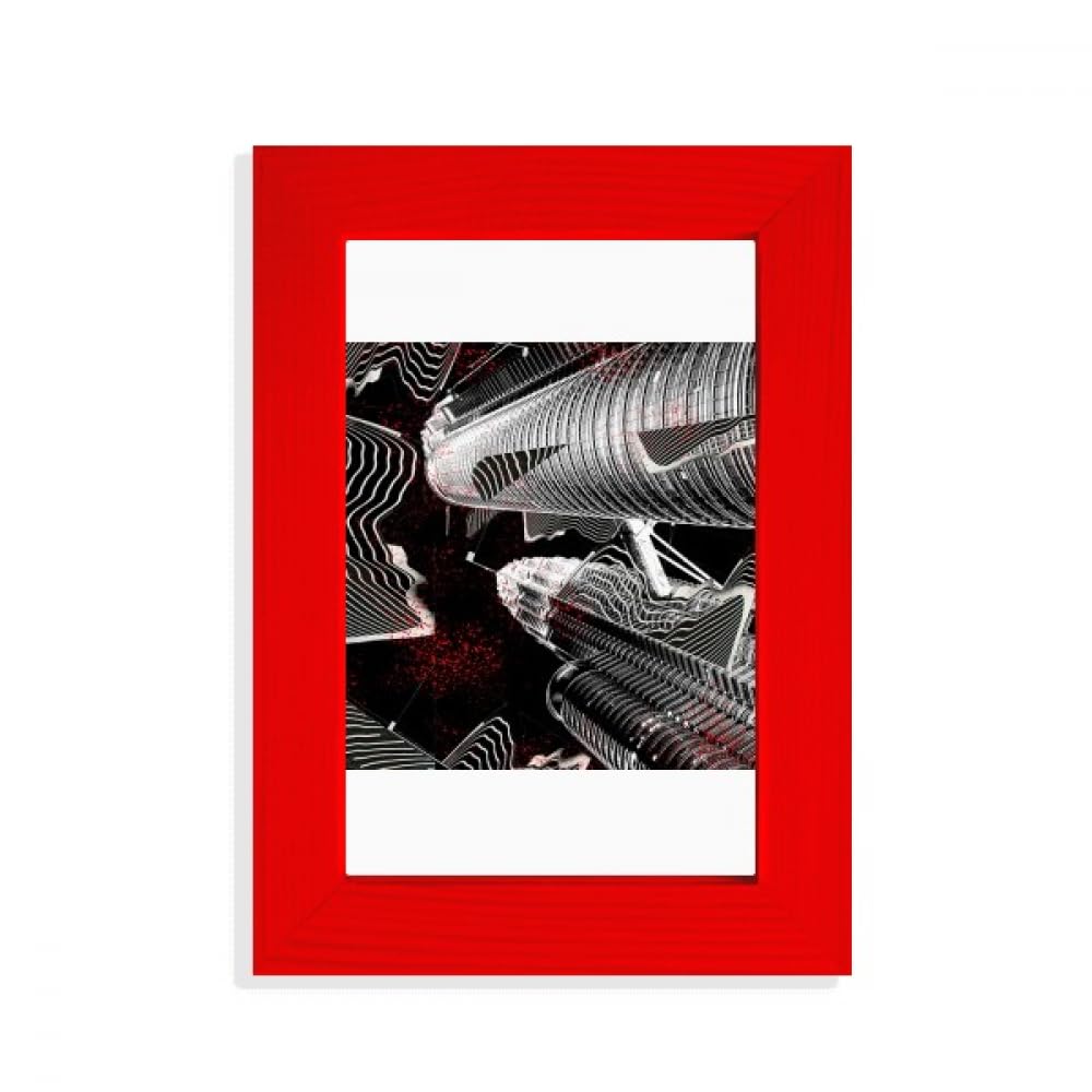 Cadre photo Art déco Ville Rouge Urban Life aux finitions soignées pour décoration
