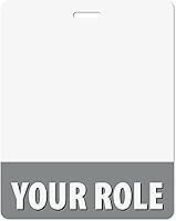 Vista 28 de Insignia personalizada Buddy – en color azul brillante – horizontal de gran tamaño (5 piezas) – Tarjeta de respaldo de doble cara – Duradera