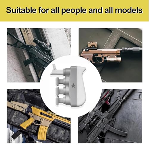 Trigger Trainer for Dry-Fire Training – Enhance Trigger Control & Muscle Memory & Shooting Accuracy for Handguns, Pistols & Firearm Owners With Real Click Sound (Two-color 2 stage)