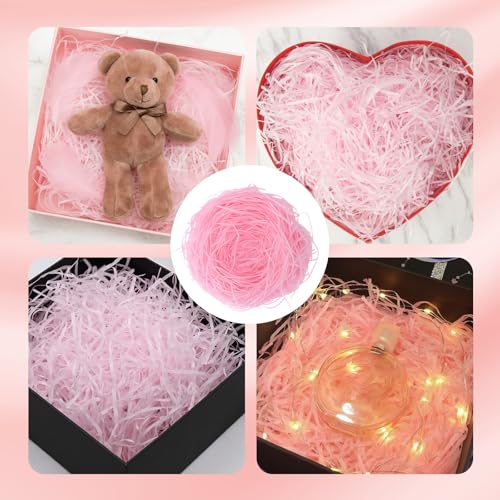 25cm Länge, 2.7mm Breite, 200g Rosa Raffia Geschenkverpackung, Füllmaterial Für Pakete Und Geschenke, Geschenkkorb, Ideal Für Geschenkkörbe Und Partydekoration