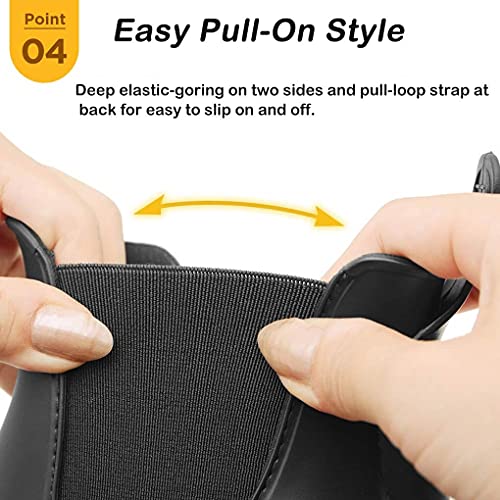 image for GoodValue Womens Rain Boots Waterproof Ankle Boots Womens Lightweight 