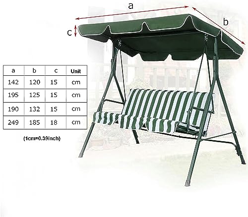 Funda de asiento para columpio de jardín que repara telas rotas y desgastadas 7