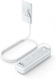 延長コード 2m 電源タップ 薄型プラグ usb たこあしコンセント テーブルタップ TESSAN 9個AC口 2個type-Aポート 1個USB-Cポート電源コード OA タコ足配線 マルチ 一括スイッチ付き 壁掛け 卓上