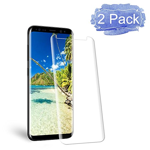 Galaxy S8 Screen Protector, Auideas [Error Proof Bubble Free] Tempered Glass Film Screen Protector for Samsung Galaxy S8 [2 Pack]