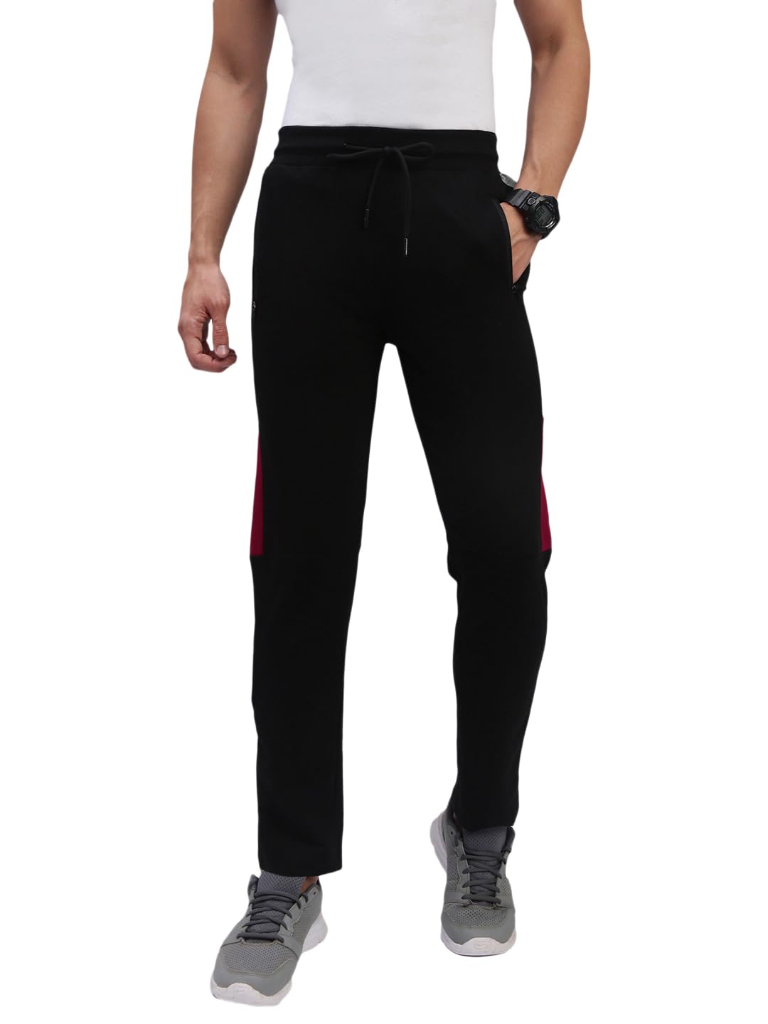 onn Men's Track Pants for Gym, Running & Workout|Slim Fit Trackpants with Zipper Pockets|Lightweight, Breathable Activewear-picture-49
