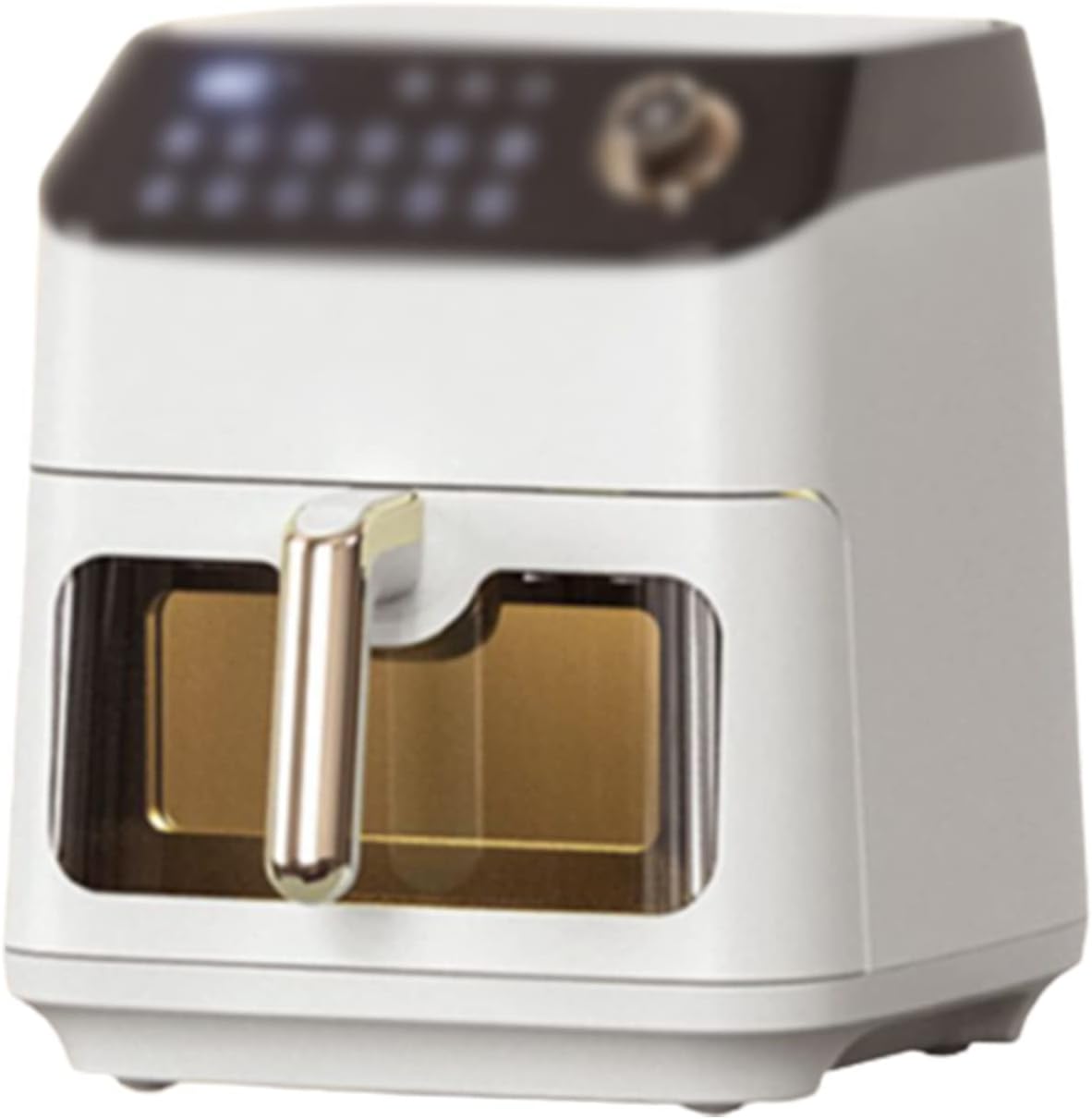 Air Fryer, Household Large-capacity Electric Fryer, Intelligent Temperature Control, Visual Intelligent Multi-functional Automatic Fryer (white)
