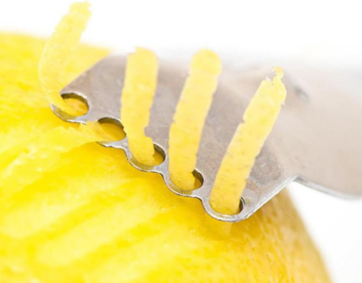 Mikinona Stainless Steel Citrus Peeler and Fruit Zester, Orange Peeler Tool with Dishwasher Safe Design and Easy to Clean Features, for Home Kitchen Use