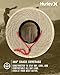 Hurley Men's Straw Hat - Weekender Natural Straw Hat with Medium Brim and Chin Strap - Beach Fishing Sun Hats for Men, Size One Size, Red
