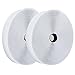 Hook and Loop Tape Roll Self Adhesive Back Fastening Strips by TOPtoper 1 Inch x 32.8 Feet (White)