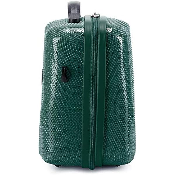 WITTCHEN PC Ultra Light Косметичка Твёрдый чемодан Чехол для косметики из поликарбоната Ручка Эластичный ремешок Размер XS Зелёный