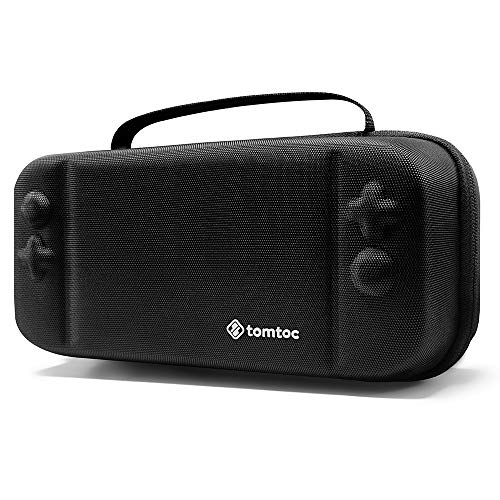 最安値 Tomtoc Nintendo Switch 対応 専用ケース 持ち運び キャリングケース ハードポーチ 大容量 ゲームカード24枚 任天堂 スイッチ アクセサリーポーチ ブラックの価格比較