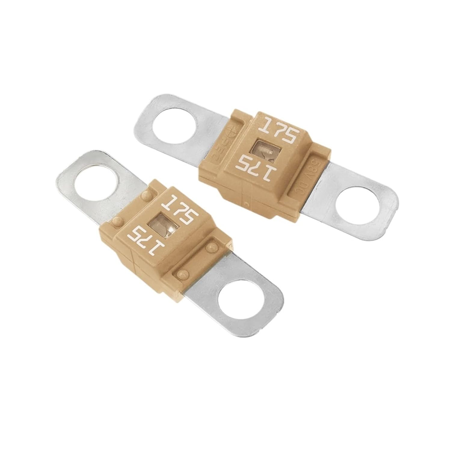 Compatible with AFS Fuse DC58V 30A 40A 50A 60A 80A 100A 125A 150A 175A 200A ANL M6 Stud Car Fuses Mini Car Stereo Audio Fuse(80A,5PCS)
