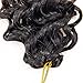 GoGo Curl Crochet Hair for Women Water Wave Curly Crochet Hair Wavy Human Hair Deep Wave Beach Curl Crochet Synthetic Hair Extensions (12 inch(Pack of 6), 1B/30/27)