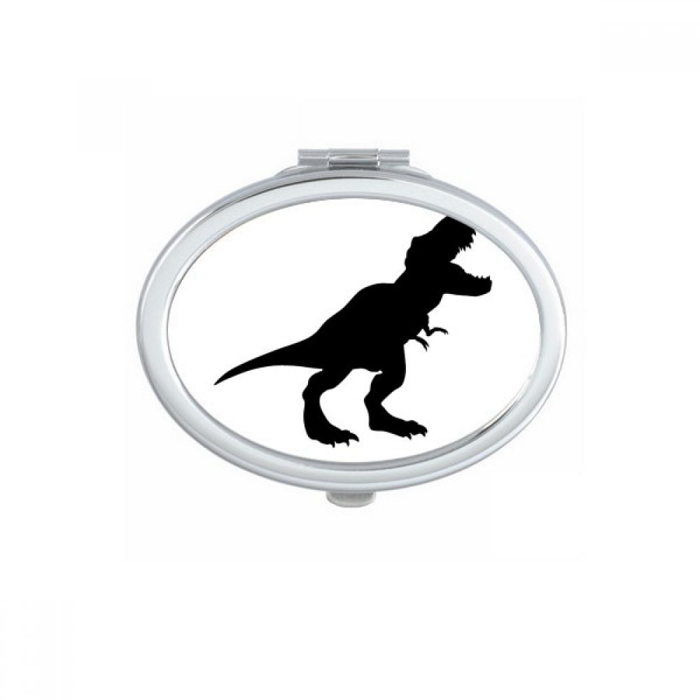 Miroir compact portable dinosaure résistant pour éviter les bavures de maquillage