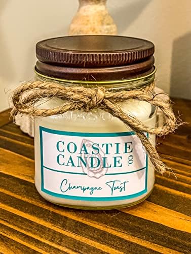 Coastie Candle Co Champagne Toast 8oz Scented Candle
