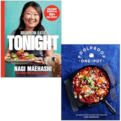 RecipeTin Eats Tonight By Nagi Maehashi & Foolproof One-Pot By Alan Rosenthal 2 Books Collection Set