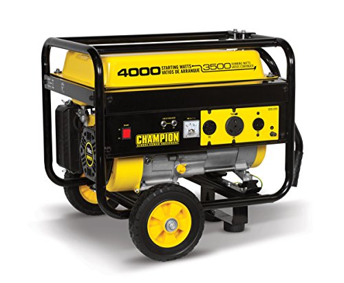 Champion 3500-Watt RV Ready Portable Generator with Wheel Kit