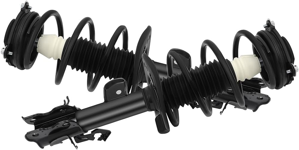 Front Strut Assembly for Nissan for Juke, Complete Struts Shocks Fit for 2011 2012 2013 2014 2015 2016 2017 for Nissan for Juke Automotive Replacement Struts 1333572L 1333572R Replace Strut