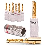 Kompatibilität: Hohl Bananenstecker wahlweise verschrauben oder verlöten geeignet für einen Kabeldurchmesser verschraubbar bis 4mm² und gelötet bis 6mm²