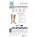 Truform Short Length Surgical Stockings, 18 mmHg Compression for Men and Women, Knee High Length, Open Toe, Beige, Small