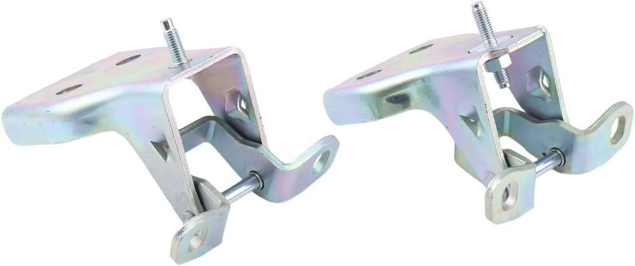 Front Driver Door Hinge Upper & Lower F81Z-2522810-AA F81Z-2522800-AA Compatible with Ford Super Duty F250 F350 F450 F550 Truck 1999-2016 Excursion 2000-2005