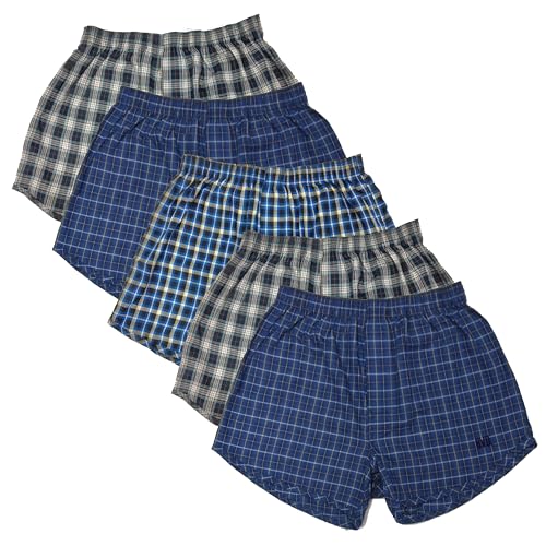 [ビー・ブイ・ディ] 【BVD】 GOLD メンズトランクス ５枚セット チェック柄 G192 (L)のサムネイル