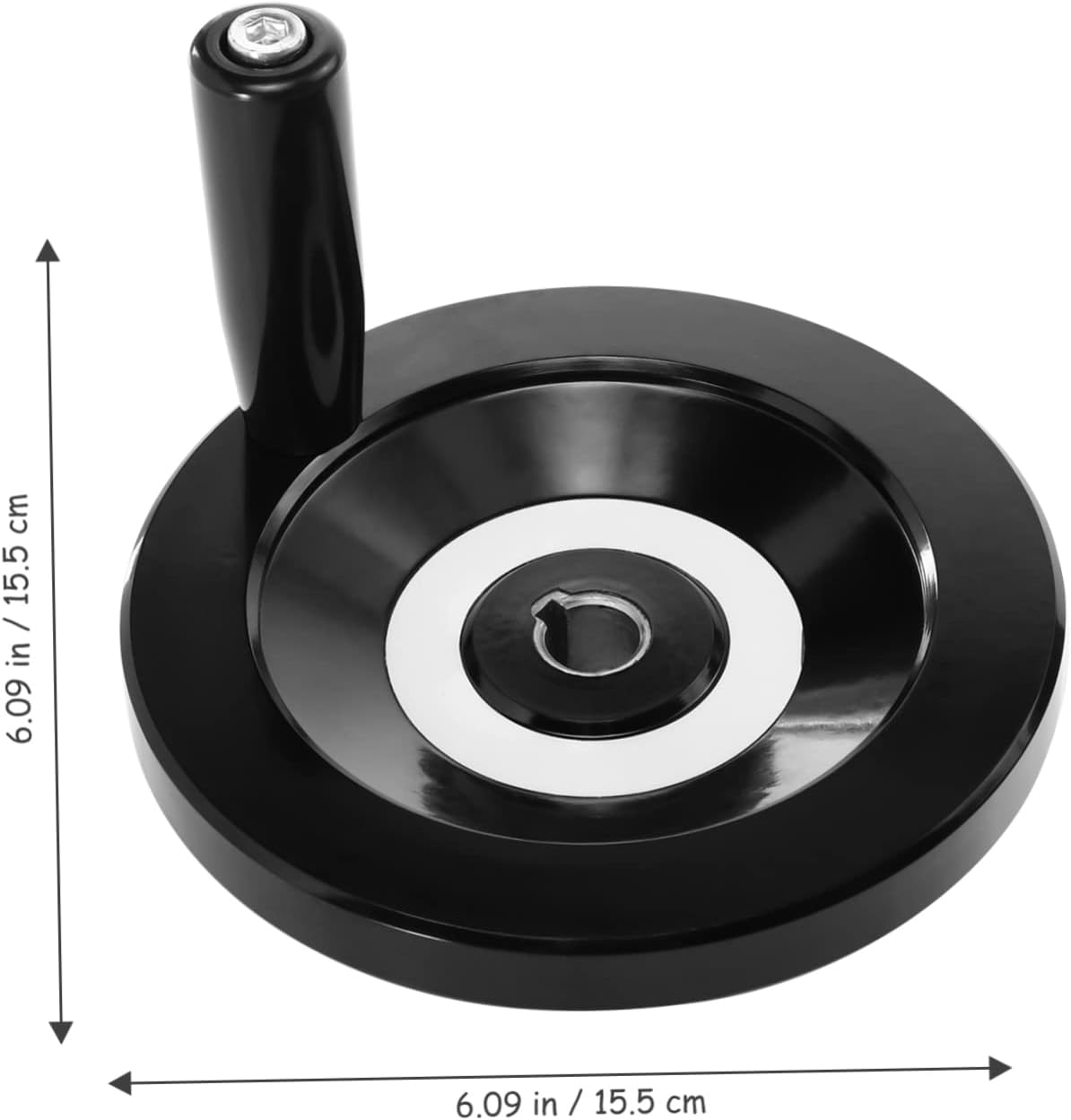 Premium Mechanical Hand Wheel Removable Handle Round Design for Precision Adjustments Milling Machines and Woodworking and Lightweight for Easy Use