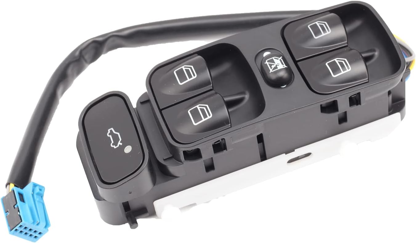 Master Power Window Switch Driver Side Electric Button Compatible with C230 C240 C280 C320 C350 C55 C32, Replace# A2038210679,A2038200110