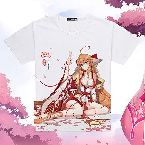 Amazon Qyht01 縁結びの妖狐ちゃん 塗山紅紅 Tシャツ 夏 コスプレ リムル 同人 グッズ 衣装 服 コスプレ 仮装 通販