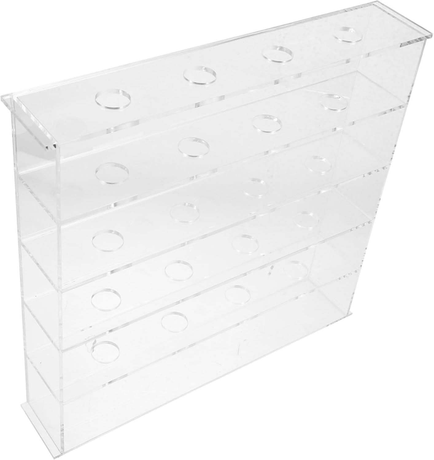 Milisten Wall-Mounted Acrylic Golf Display Rack Multiple Holes for Collection and Storage Home Office Sleek Design Space-efficient Elegant for Your Golf