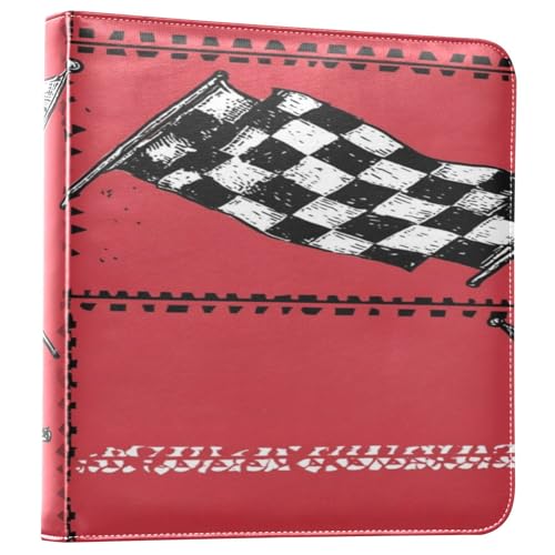Álbum de fotos grande con diseño de bandera a cuadros, álbum de recortes autoadhesivo para fotos de 2x3, 4x6, 5x7 y 6x8 pulgadas, libro de fotos DIY para álbumes familiares, aniversarios, bebés y vacaciones miniatura 1