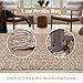 Collive Hallway Runner Rug, 2' x 5' Soft Washable Tan Contemporary Modern Laundry Room Indoor Hand-Woven Cotton Carpet for Bedroom Entryway Front Door Farmhouse Kitchen
