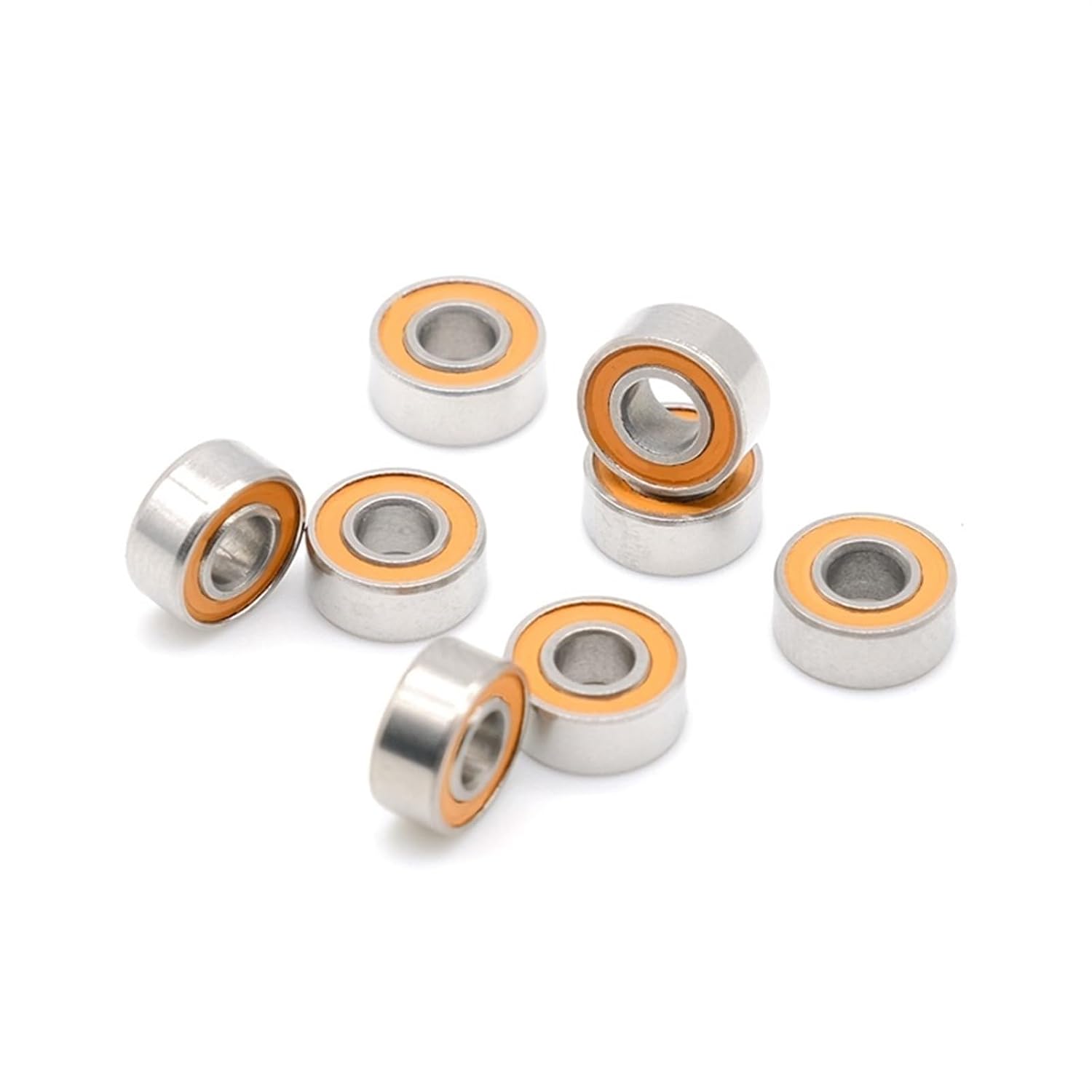 10Pcs 3x7x3mm SMR683 2RS CB ABEC-7 LD Stainless Steel Hybrid Ceramic Bearing