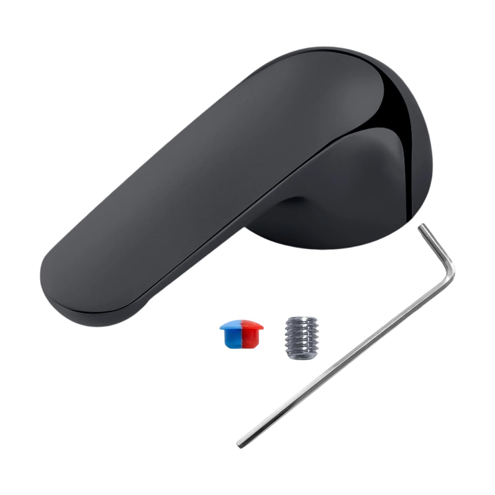Single Metal Levers H79 Shower Handle Replacement with Ergonomic Grip for Precisely Temperature Control Shower Handle Replacement