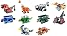 Dinotrux Diecast (10 Pack) Ty Rux, Scoot, Garby, Skya, Dragonflopter, Ton-Ton, Pounder, Rollodon, Claw Tail D-Structs, Battle Armor Ty Rux