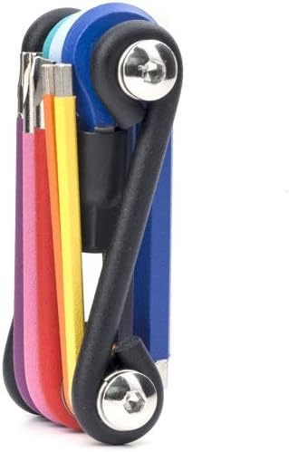 Kikkerland CD120 Rainbow Compact Multi Tool Multi Tool - 7 Tools in 1, Black, 1 EA - Image 3