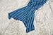 LSELL Mermaid Tail Blanket Crochet Warm Mermaid Blanket for Kids Adult Teens, Super Soft All Seasons Sleeping Blankets (Blue)